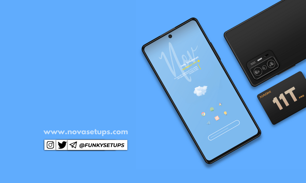 Blue Sky Best Nova Launcher Homescreen Themes Nova Setups 5