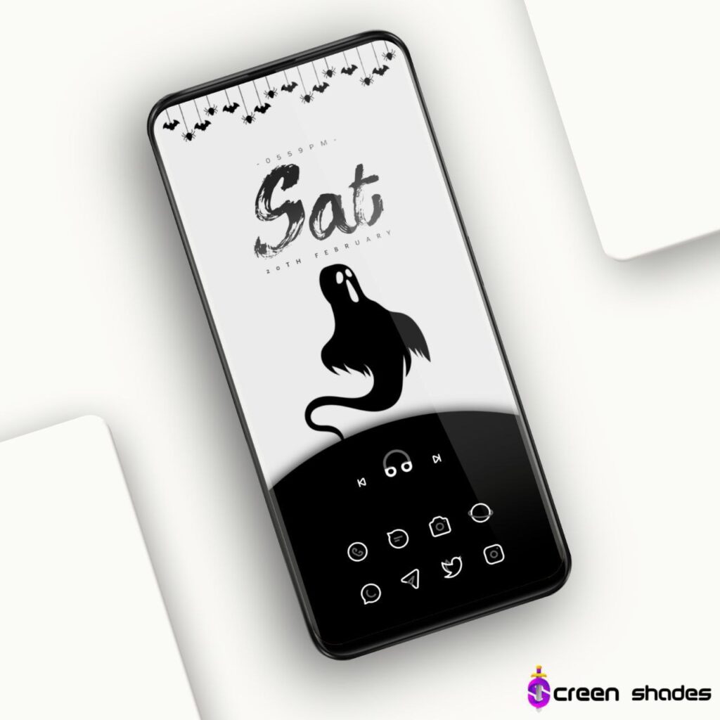 Best Nova Launcher Black and white Homescreen setup